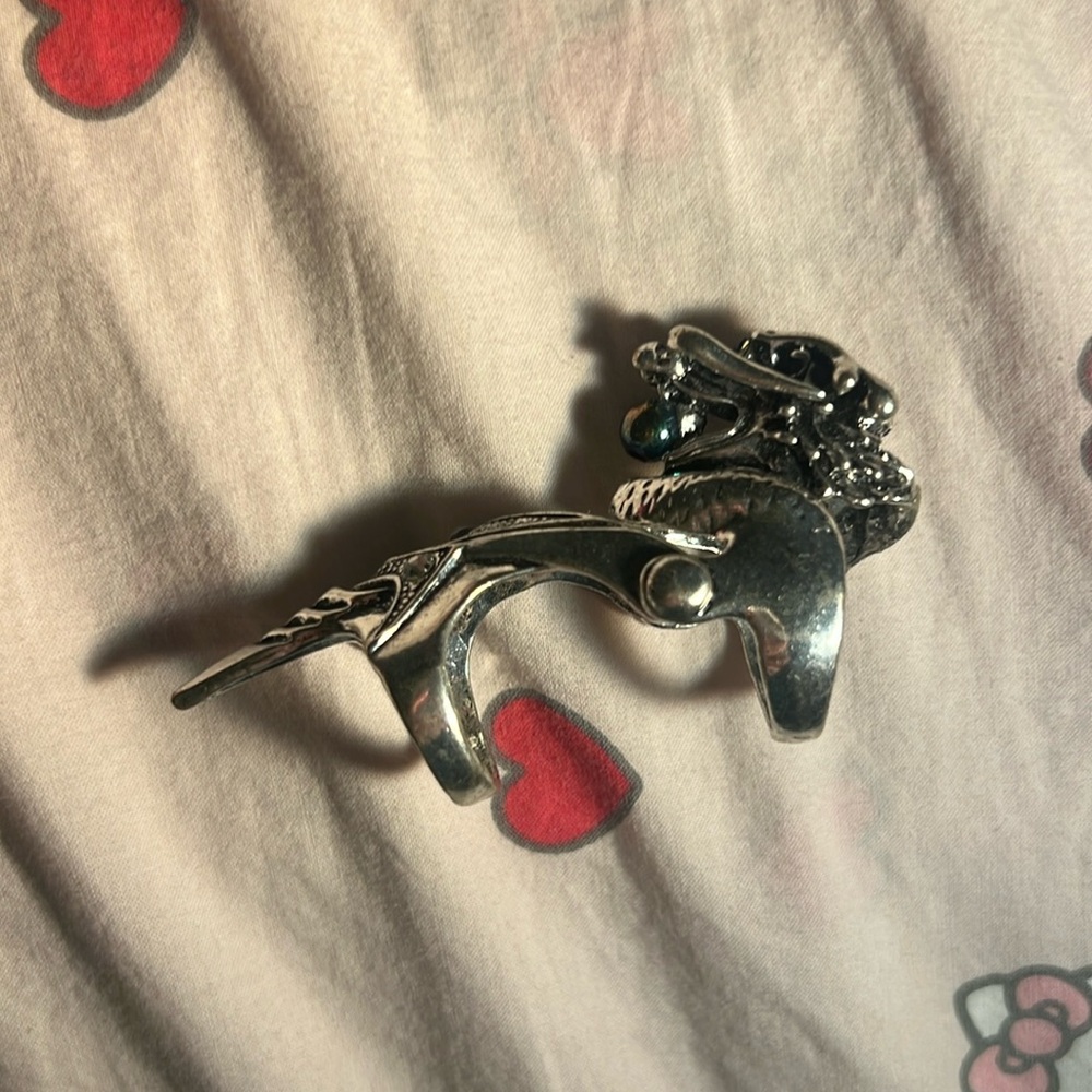 Silver Talon Ring